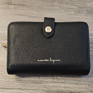 Nanette Lepore,  Black Wallet New Without Tags